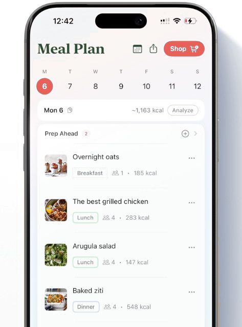 Plan your meals 5x faster — KitchUp meal planner